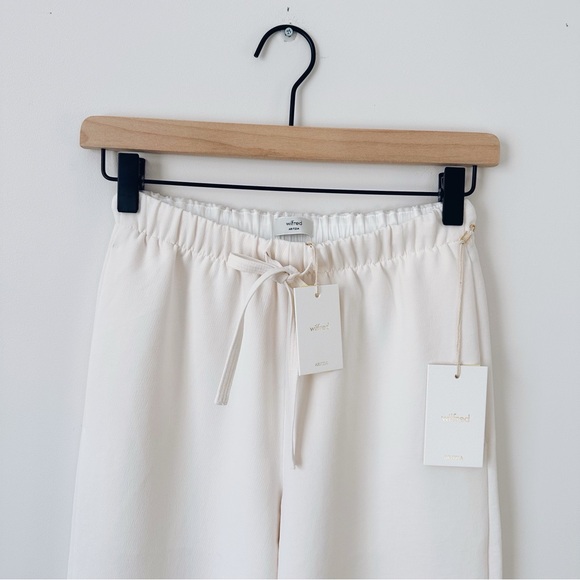 Aritzia Wilfred The Lodge Pant Crepette Light Birch - Picture 8 of 11